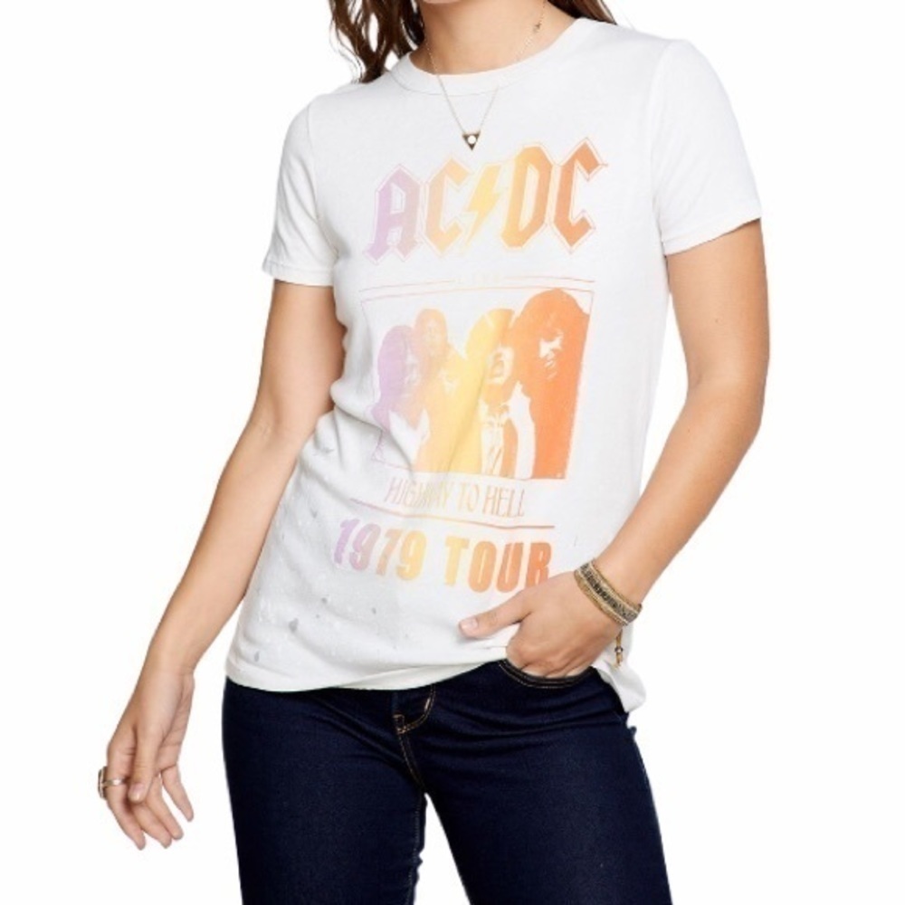 Chaser ACDC 1979 Highway To Hell Tour Graphic Band Tee - Picture 5 of 16